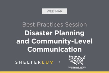 Webinar Jul ’20: Disaster Planning & Community-Level Communication