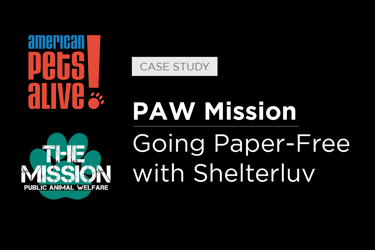 Case Study: PAW Mission Going Paper-Free with Shelterluv